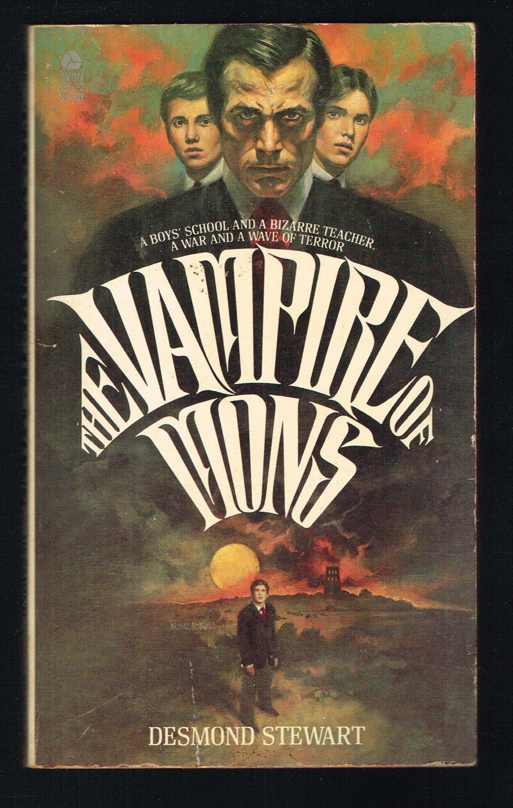 The Vampire of Mons by Desmond Stewart 1977 Paperback 1st Printing