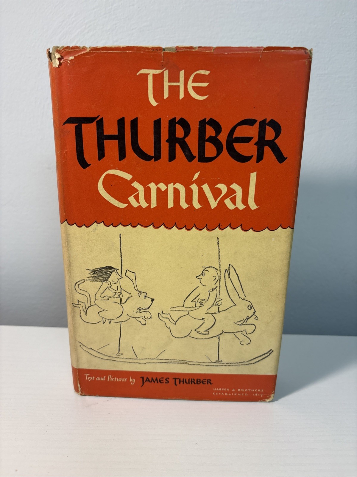 The Thurber Carnival 1945 by James Thurber, Hardcover Book w/ Dust Jacket, Humor