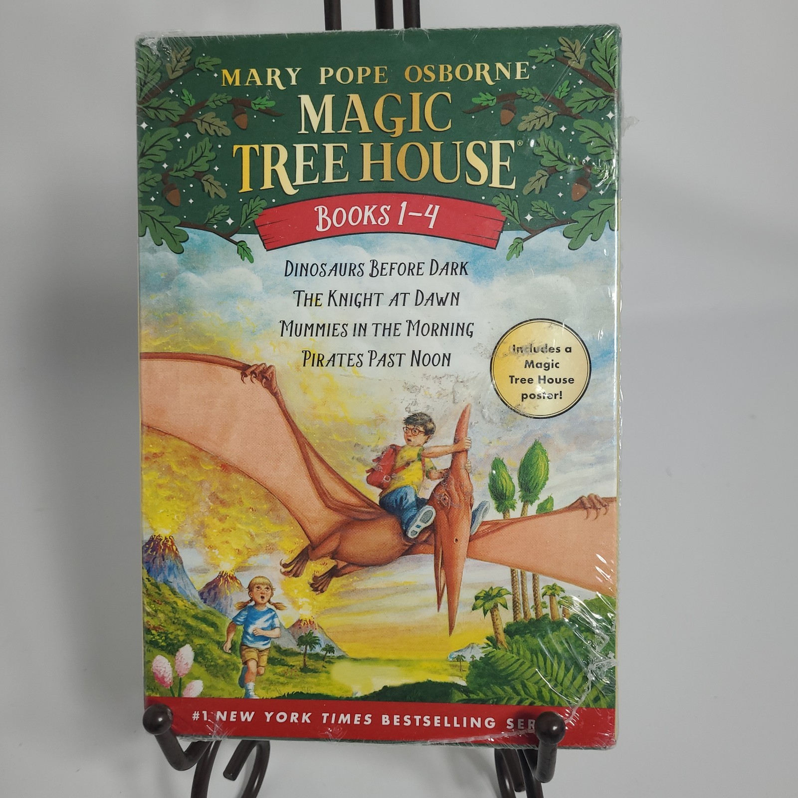 New 1-4 Sealed Magic Tree House Boxed Set (Includes Poster) by Mary Pope Osborne