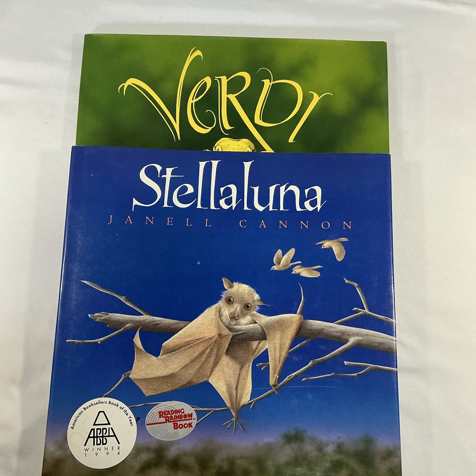 Janell Cannon Stellaluna Hardcover 1993 Illustrated Signed Inscribed w/DJ