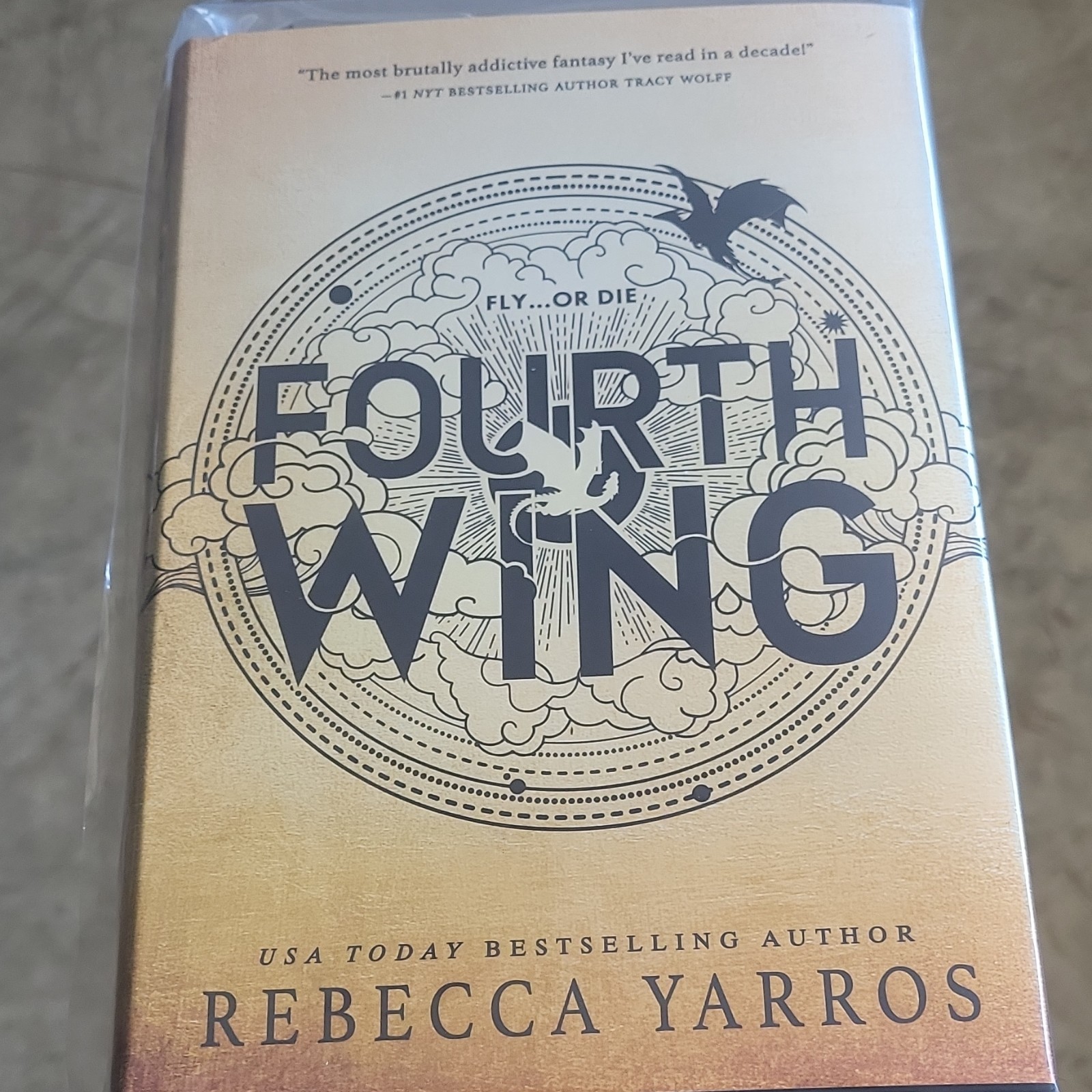 Rebecca Yarros Fourth Wing (Hardcover, 2023) The Empyrean Ser. Fantasy Dragons
