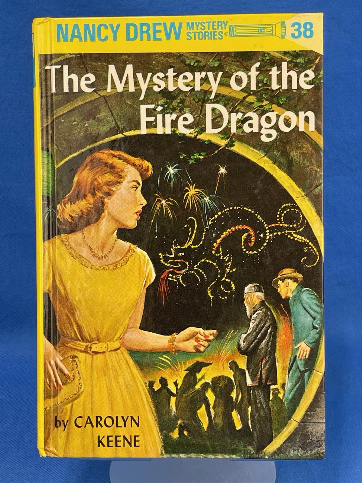 Nancy Drew Mystery Book Lot – Yellow Spine HC – 7 Books 2,3,8,9,14,35&38-Vintage