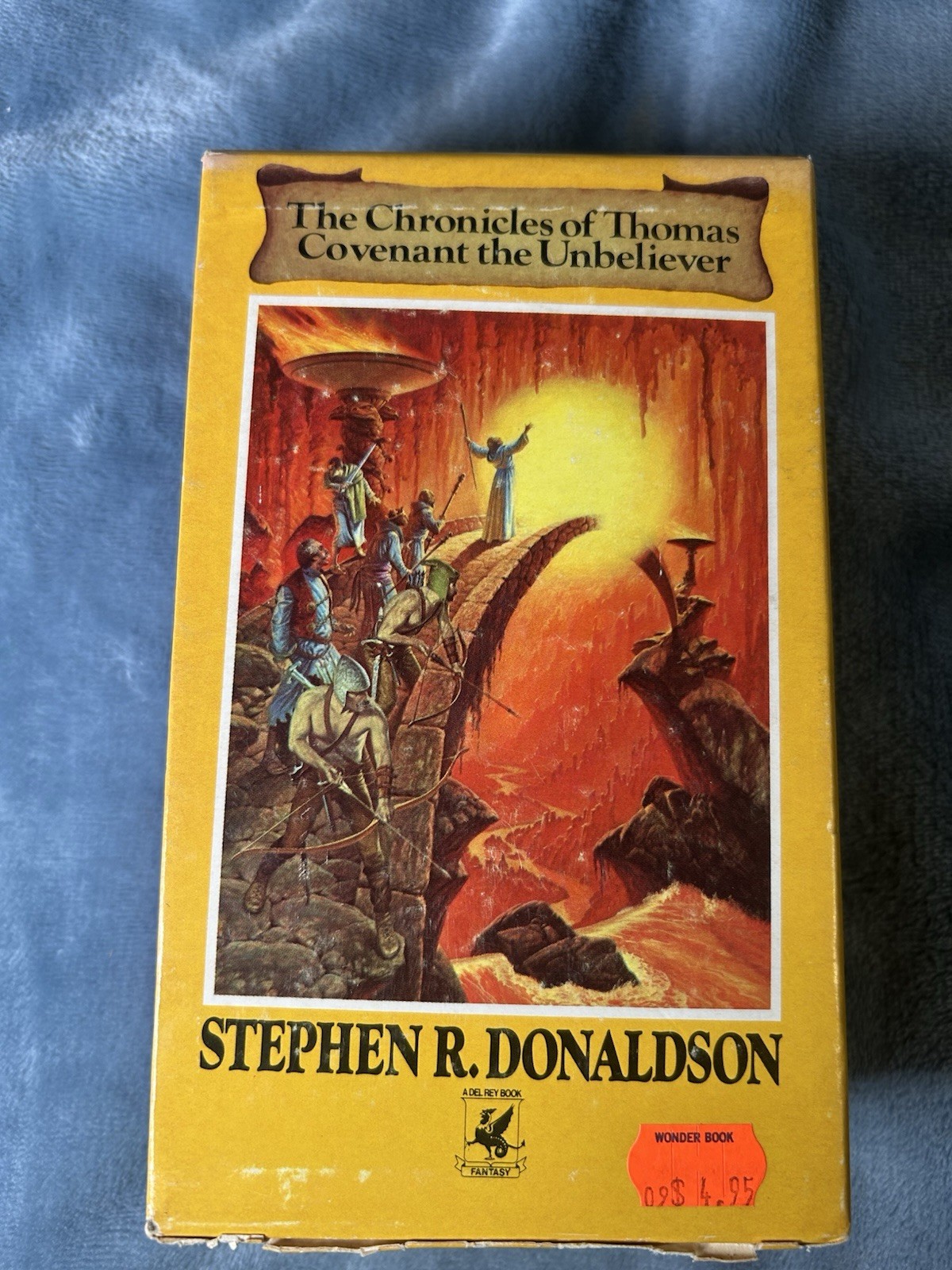 Chronicles of Thomas Covenant the Unbeliever 3 Vol.Box Set By Stephen Donaldson