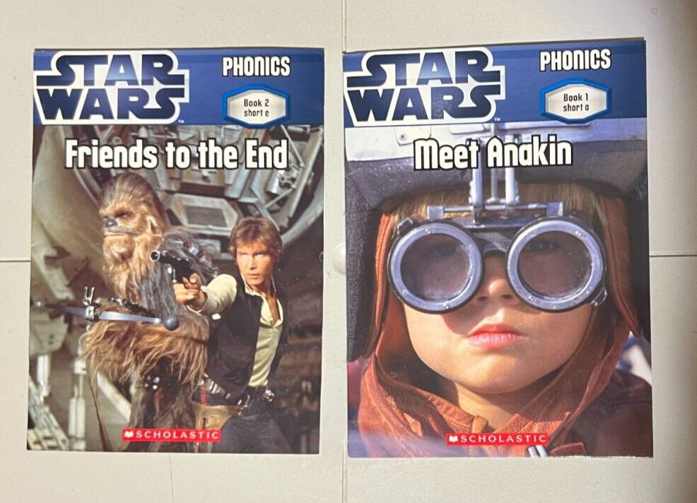 Star Wars Phonics Lee 2012 Quantity pack (Missing 2 Books 6/10)