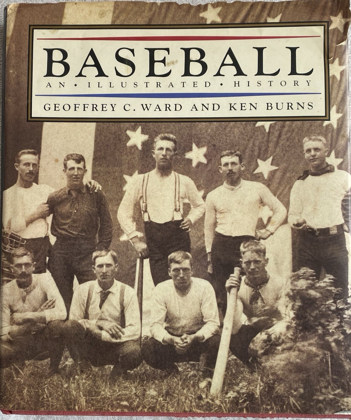 Ken Burns Baseball An Illustrated History Hardcover Book Geoffrey Ward MLB PBS