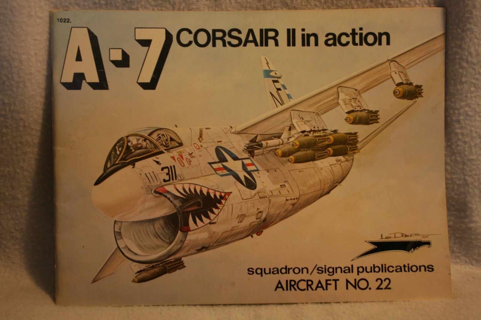 A-7 Corsair II in Action Squadron Signal Book # 1022 Good Condition