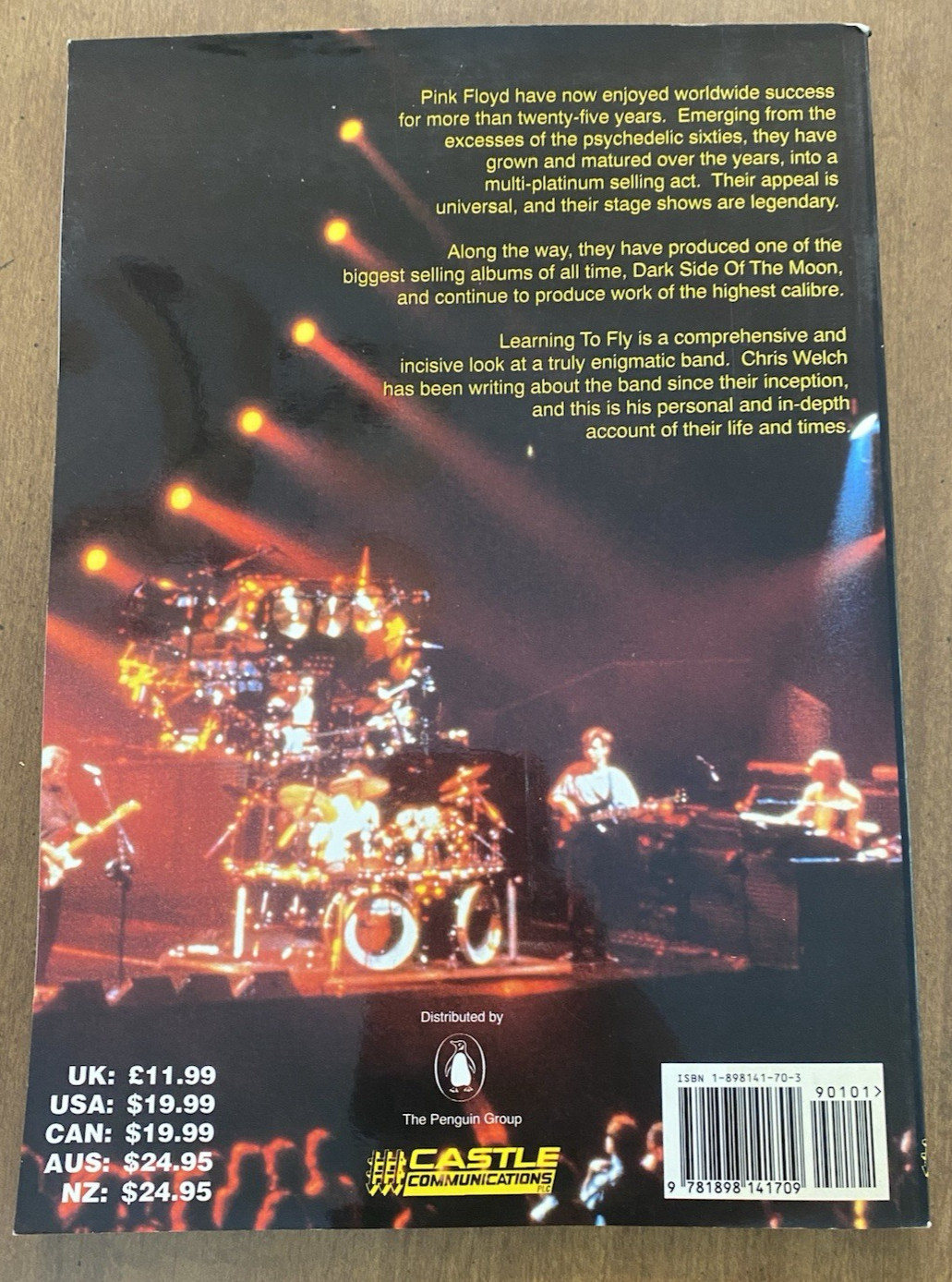 Pink Floyd, “Learning to Fly” by Chris Welch, 1994, Rare Rock band Music book
