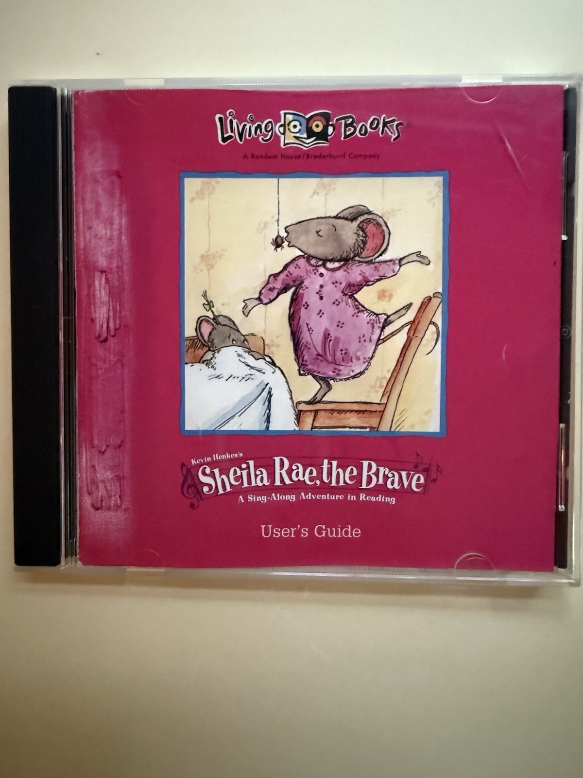 Kevin Henkes Sheila Rae, the Brave Users Guide Living Books 1996 CD ROM PC Mc