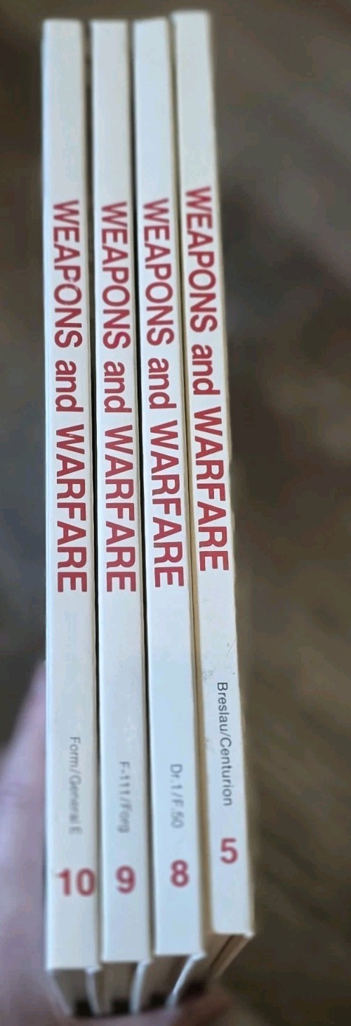 20th Century Weapons and Warfare Illustrated Encyclopedia Volumes 5 , 8 , 9 , 10