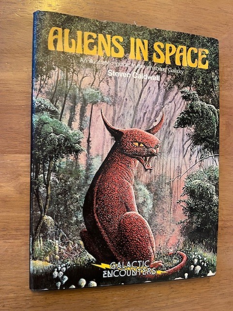 ALIENS IN SPACE by Steven Caldwell ( Hardcover Book 1979 Dust Jacket Sci-fi)