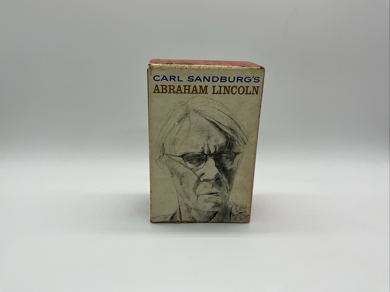 Vintage Abraham Lincoln Prairie War Years Carl Sandburg 3 Vol Box Set 1968 USA