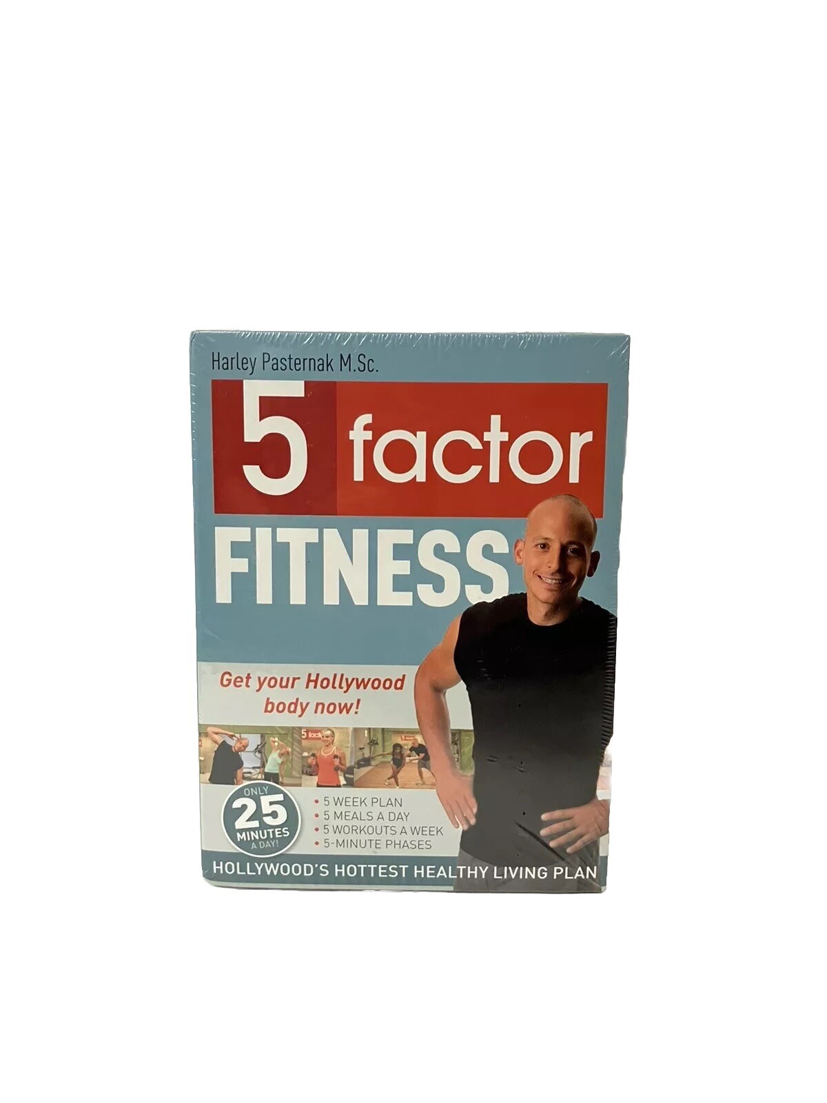 5 Factor Fitness by Harley Pasternak 2009 DVD + Book BRAND NEW FACTORY SEALED