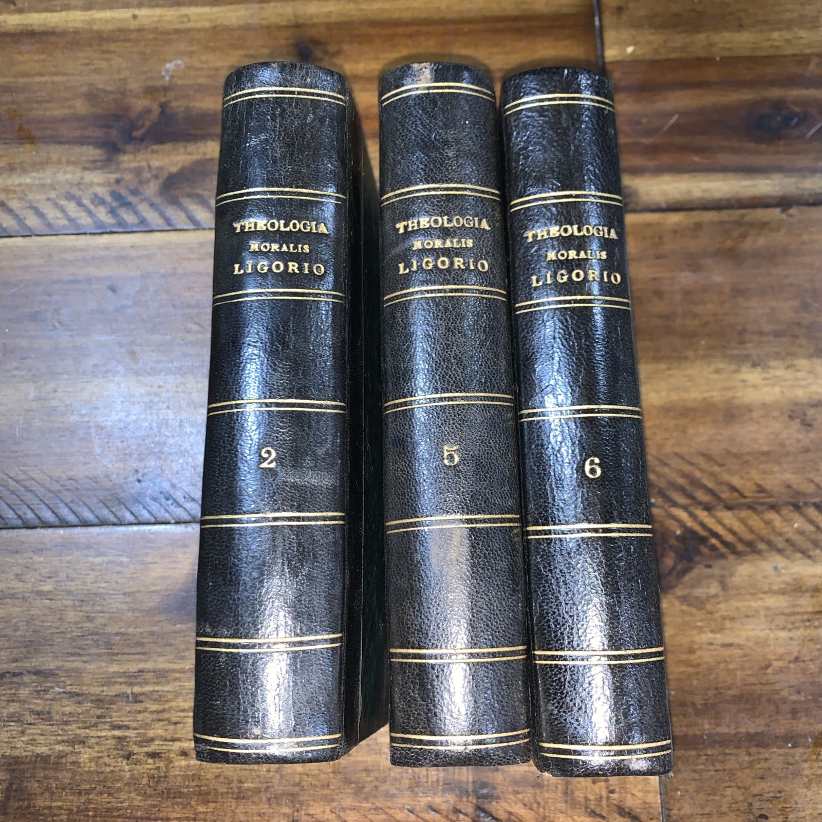 1862 Theologia Moralis Set Moral Theology St. Alphonsus Liguori Vol. 2-5-6