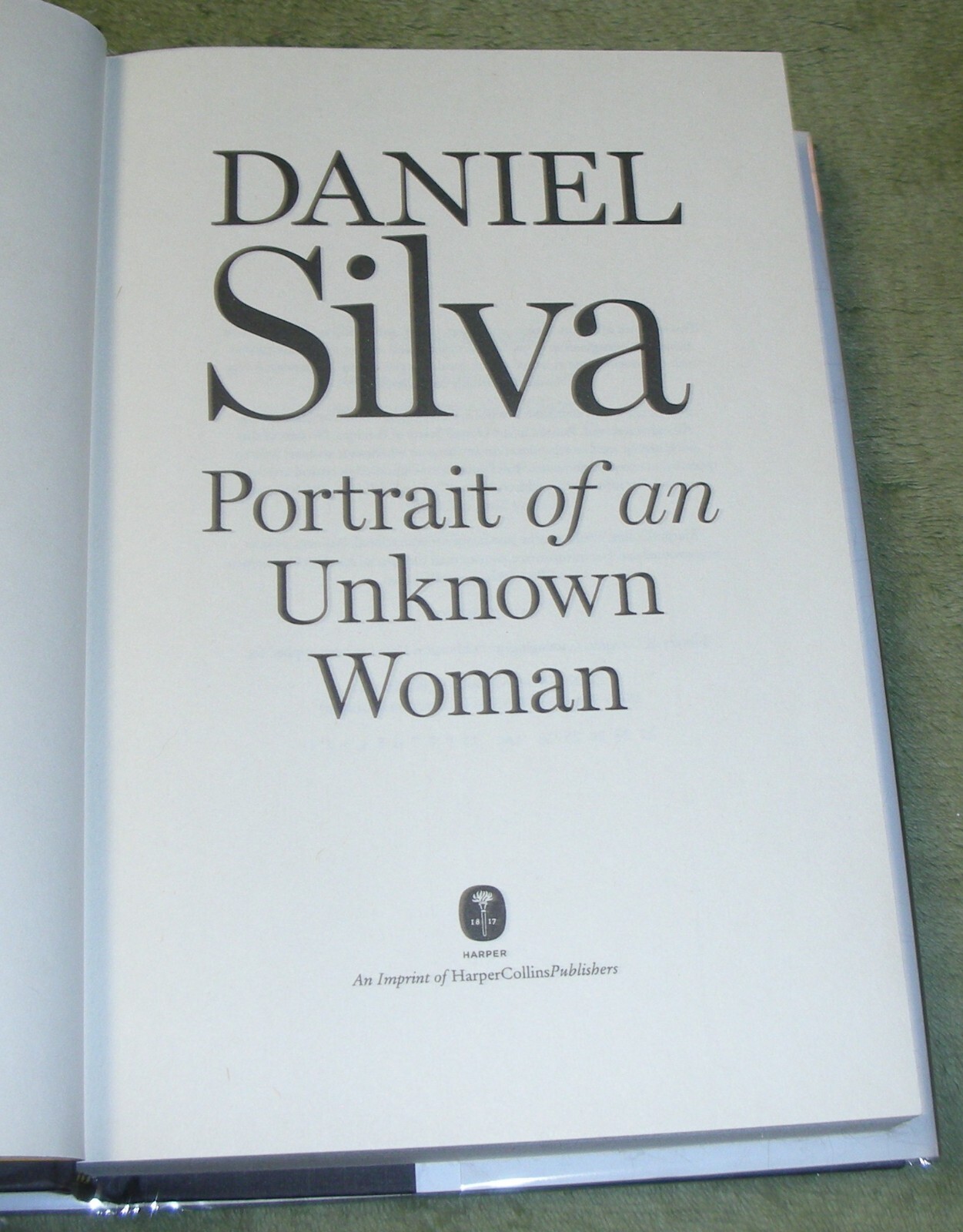 PORTRAIT OF AN UNKNOWN WOMAN : Daniel Silva 2022 HC/DJ ~ 1st Ed 1st Print +Cover