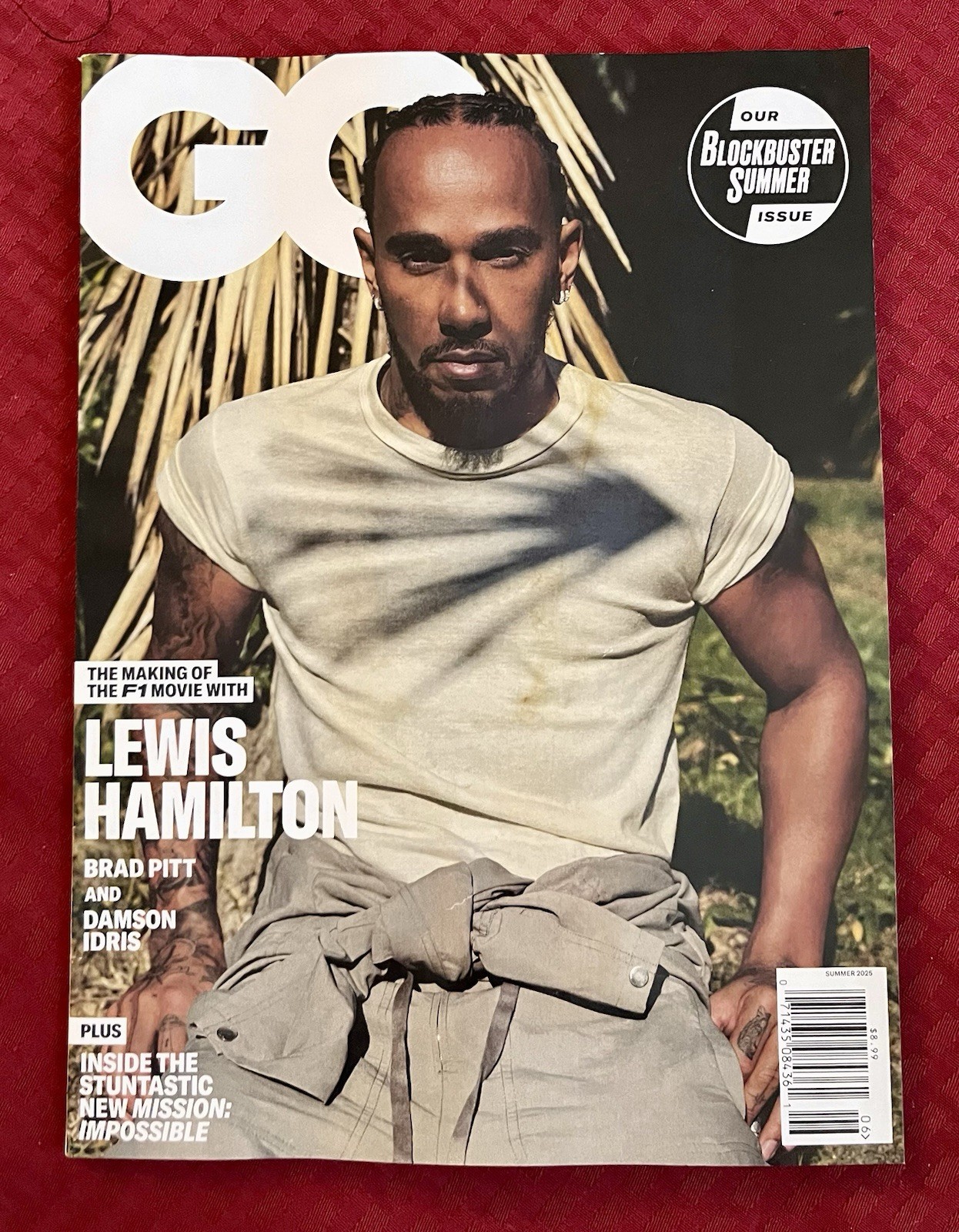 GQ MAGAZINE – Summer 2025 – Lewis Hamilton – F1 Movie *BRAND NEW*