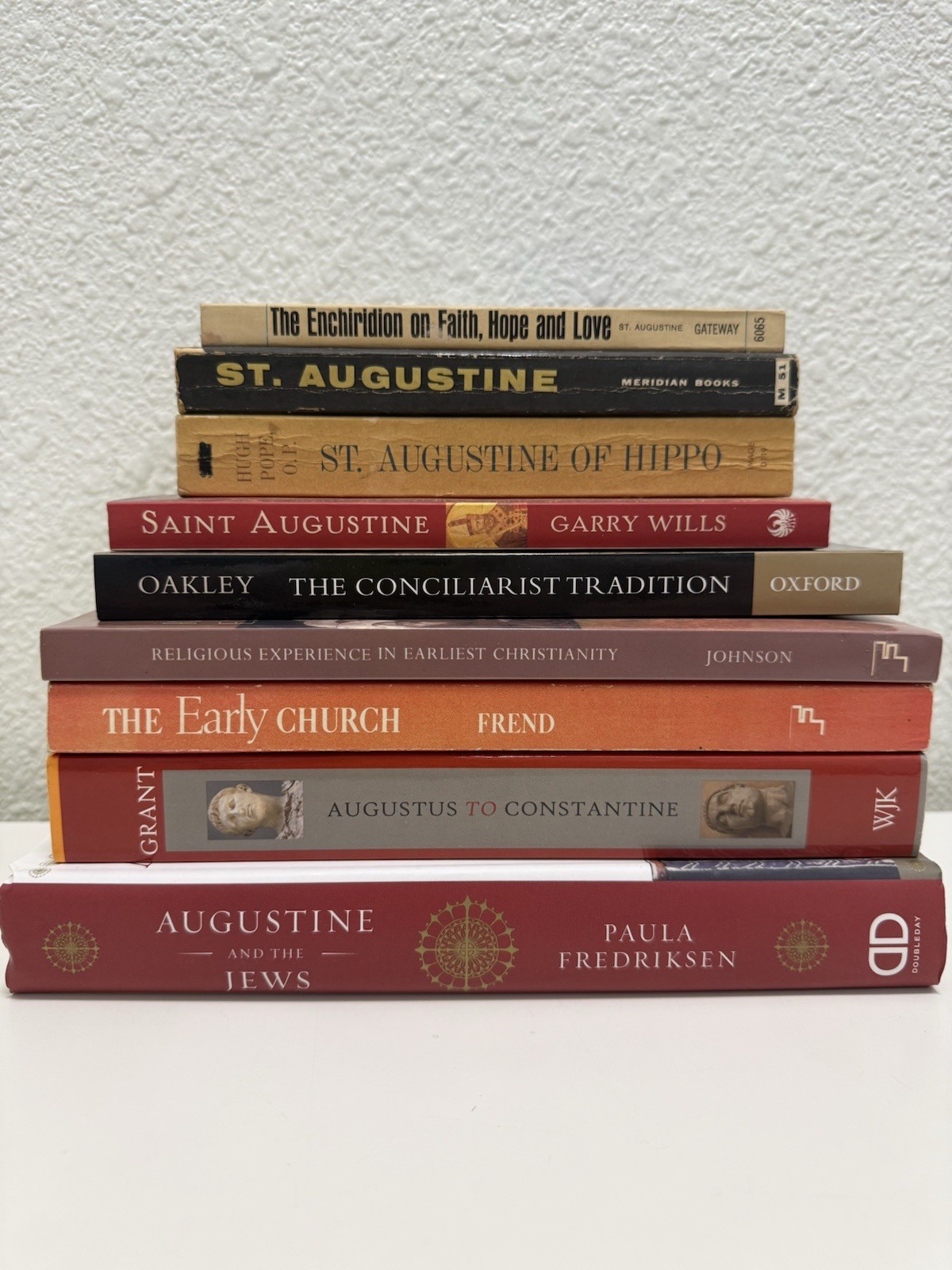 St. Augustine Early Church Patristics Theology 9 Book Lot Catholic Christianity
