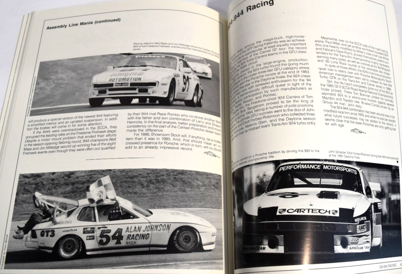 PORSCHE YEAR 1985-86 – SIGNED SUSAN MILLER 944 GTR/962/DAYTONA/LEMANS LIKE NEW