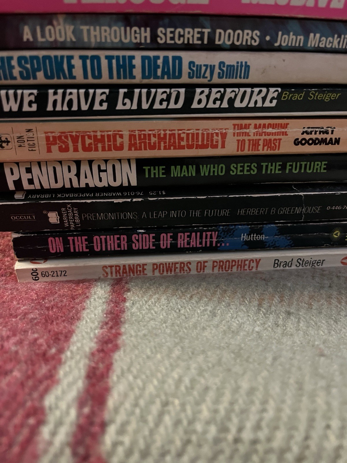 Telepathy, ESP, Psychic Powers, Prophecy Book Lot