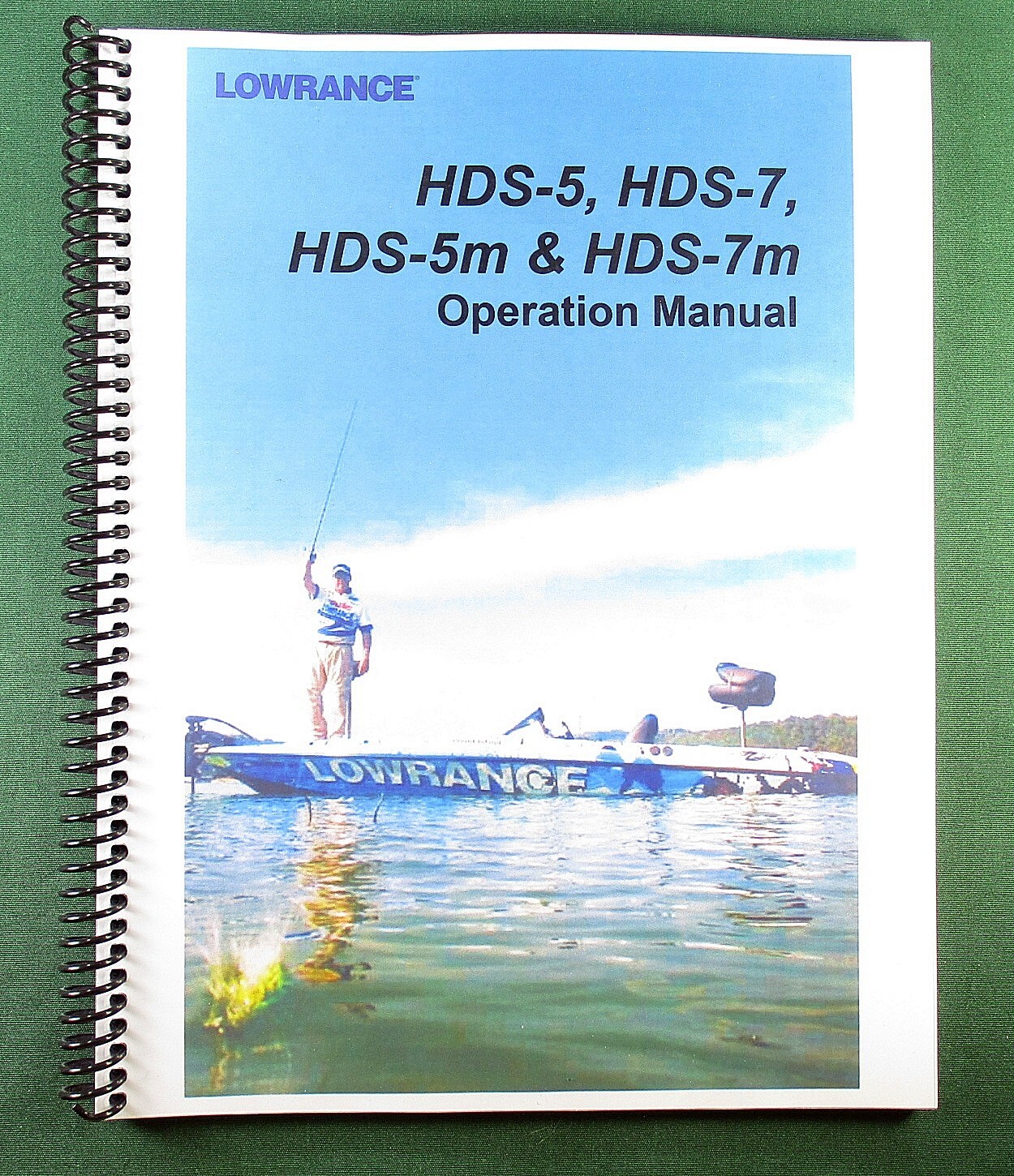 Lowrance HDS-5m Instruction Manual: Full Color 132 Pages & Protective Covers