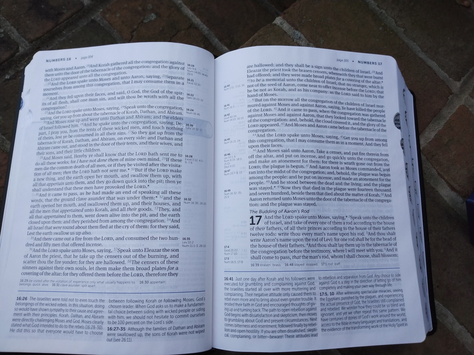 KJV Life Application Study Bible Third Edition LARGE PRINT Black Leather Indexed