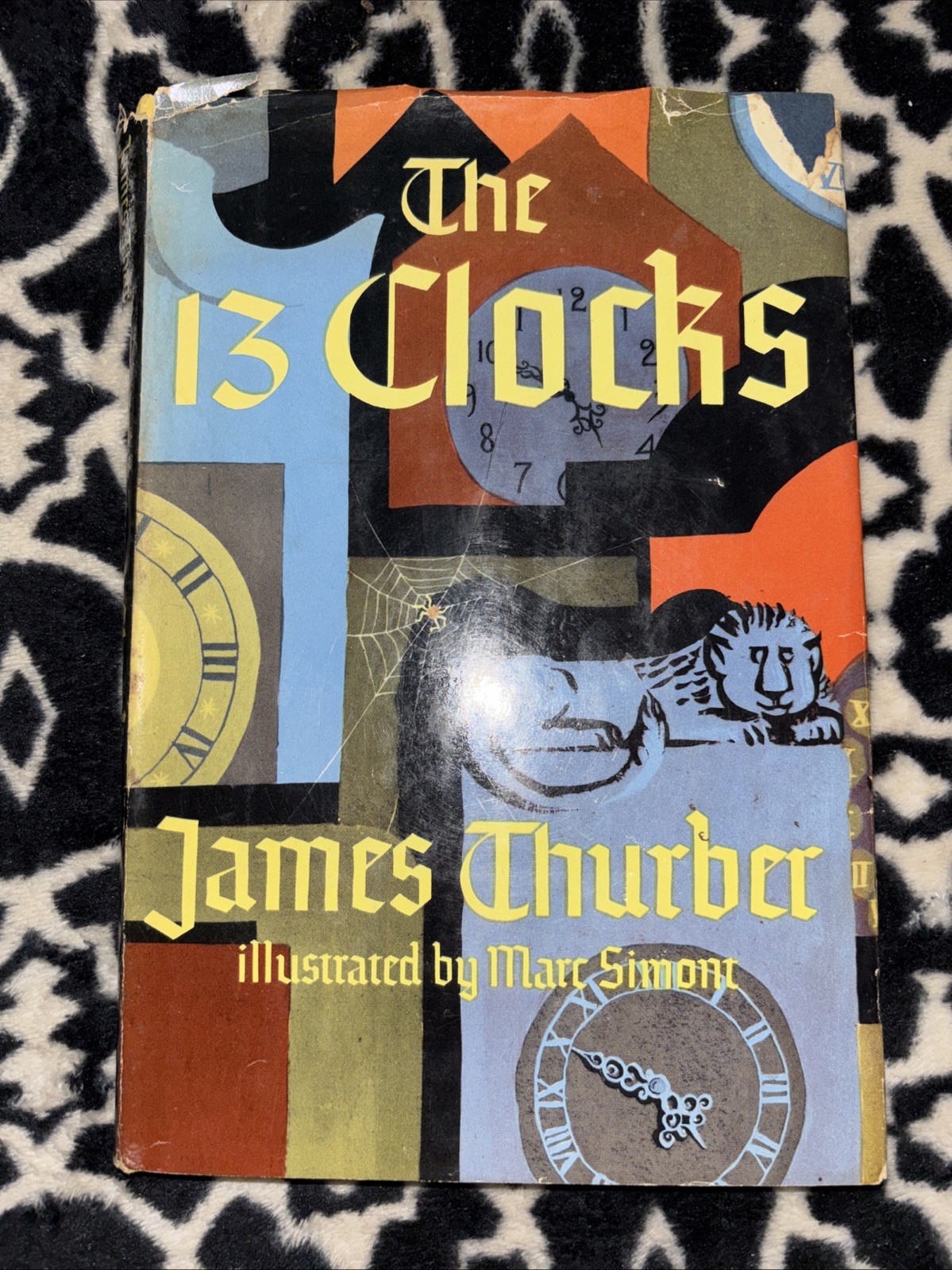 The 13 Clocks by James Thurber 1950 HCDJ Very good 4th Edition 6th Printing