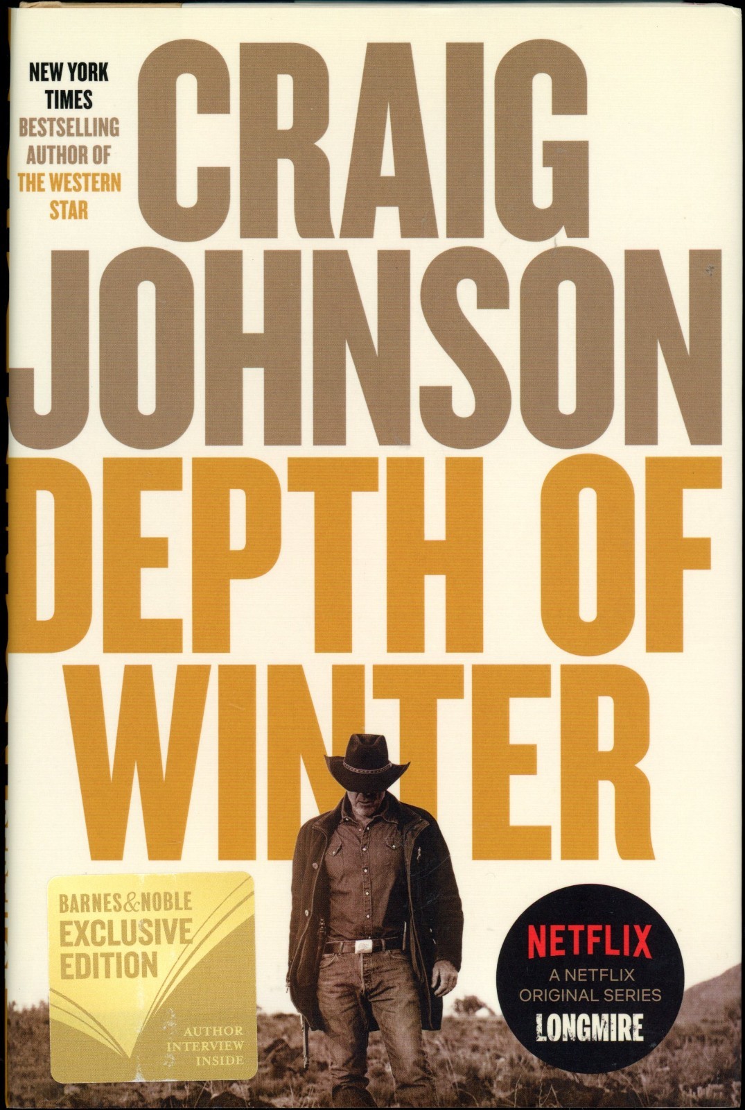 Depth of Winter by Craig Johnson (2018 Hardcover) signed B & N Exclusive Edition