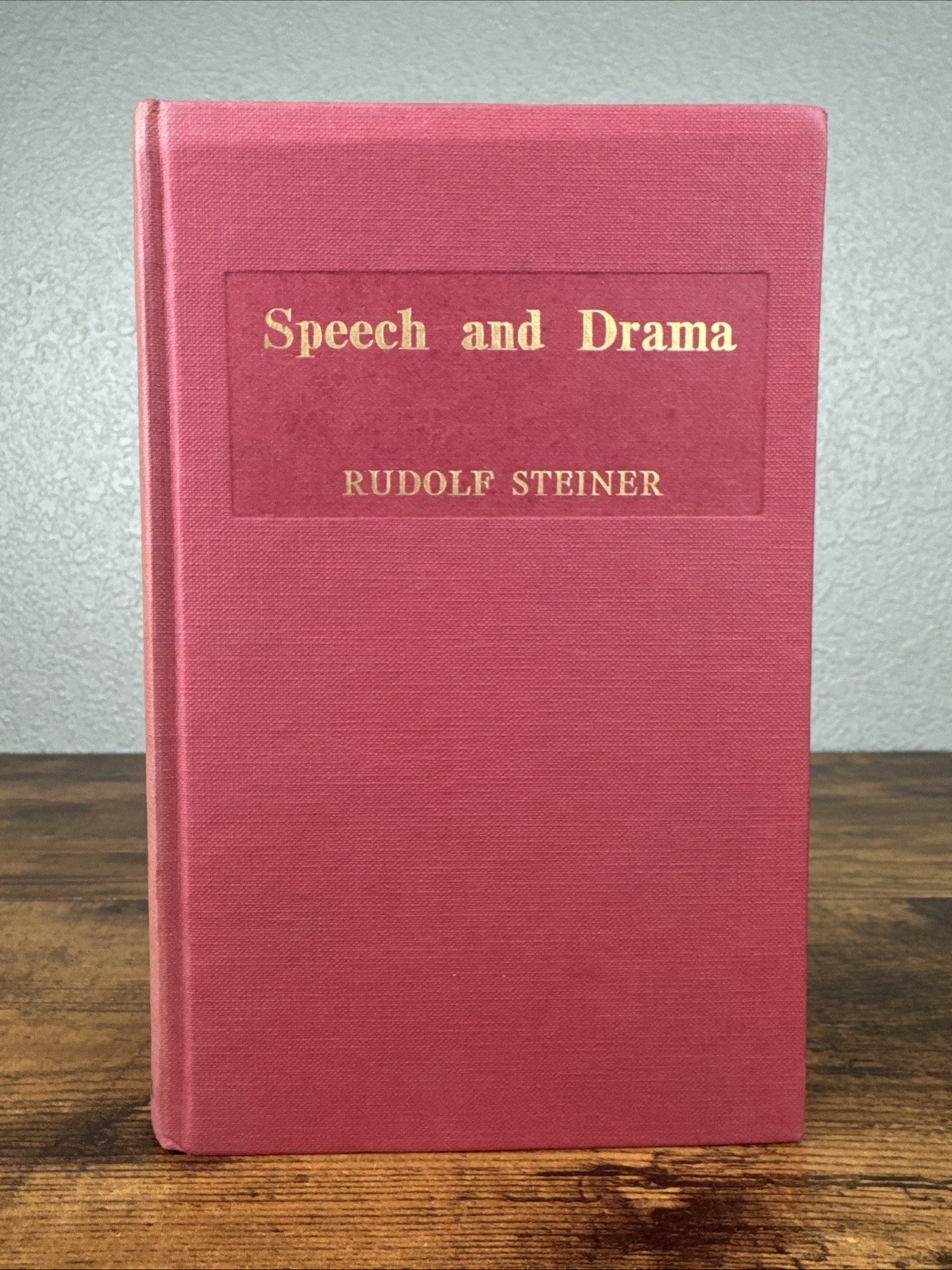 SPEECH AND DRAMA BY RUDOLPH STEINER 1960 HC~ANTHROPOSOPHICAL PUBLISHING