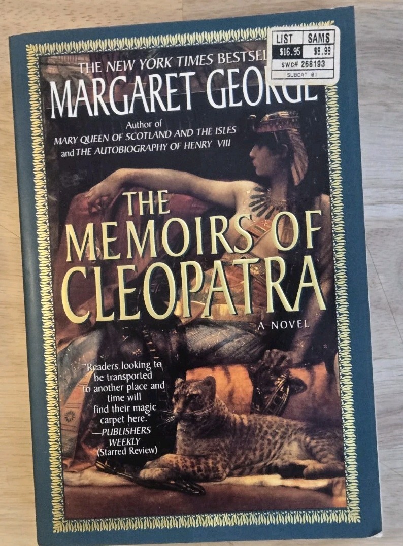 The Memoirs of Cleopatra Margaret George Paperback Novel Historical Fiction Book
