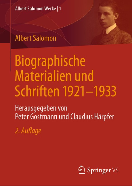 Biographische Materialien Und Schriften 1921-1933: Herausgeg…