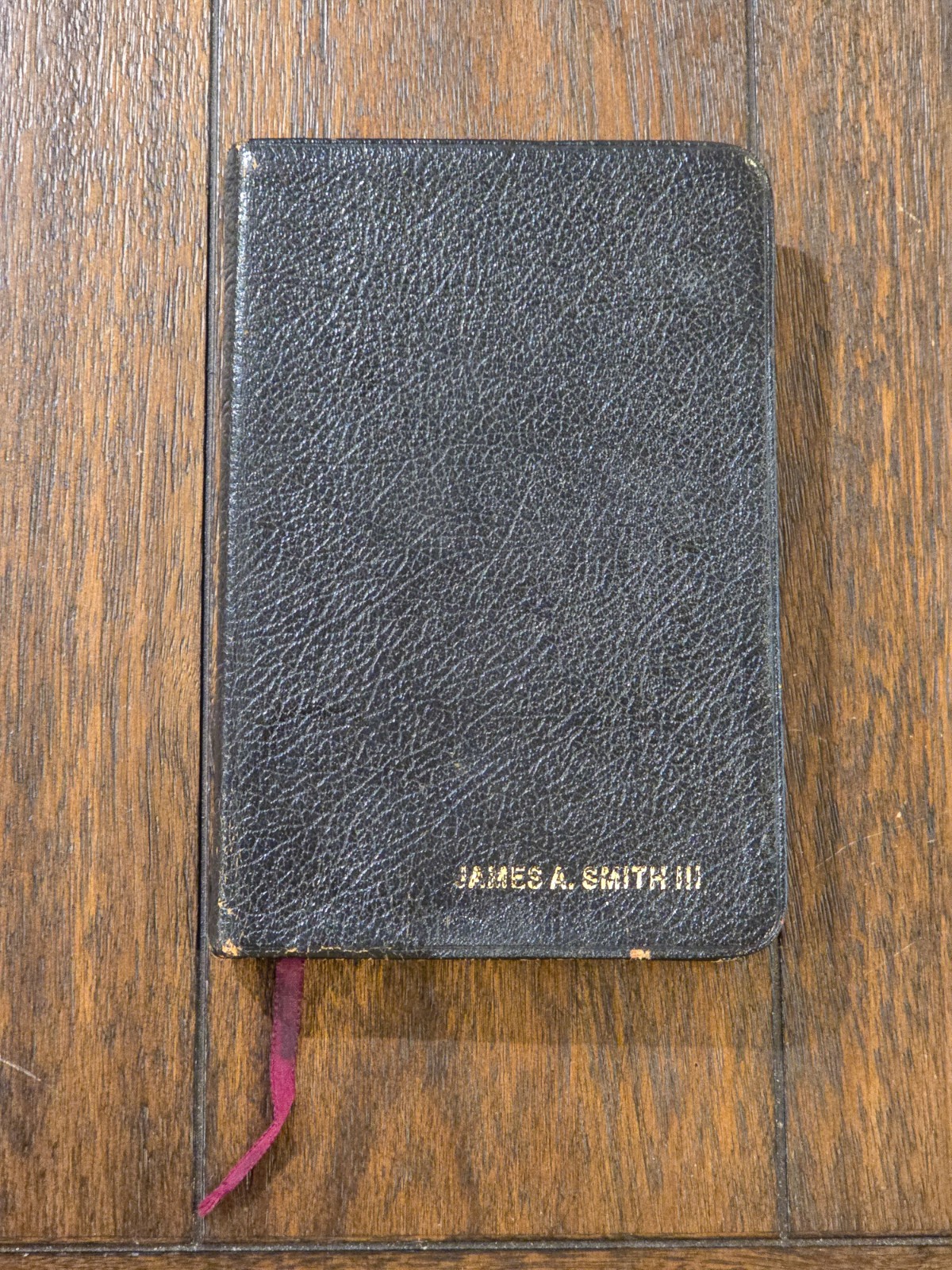 NASB Bible – Moody Press Reference Edition – Name Imprinted, Water Stain