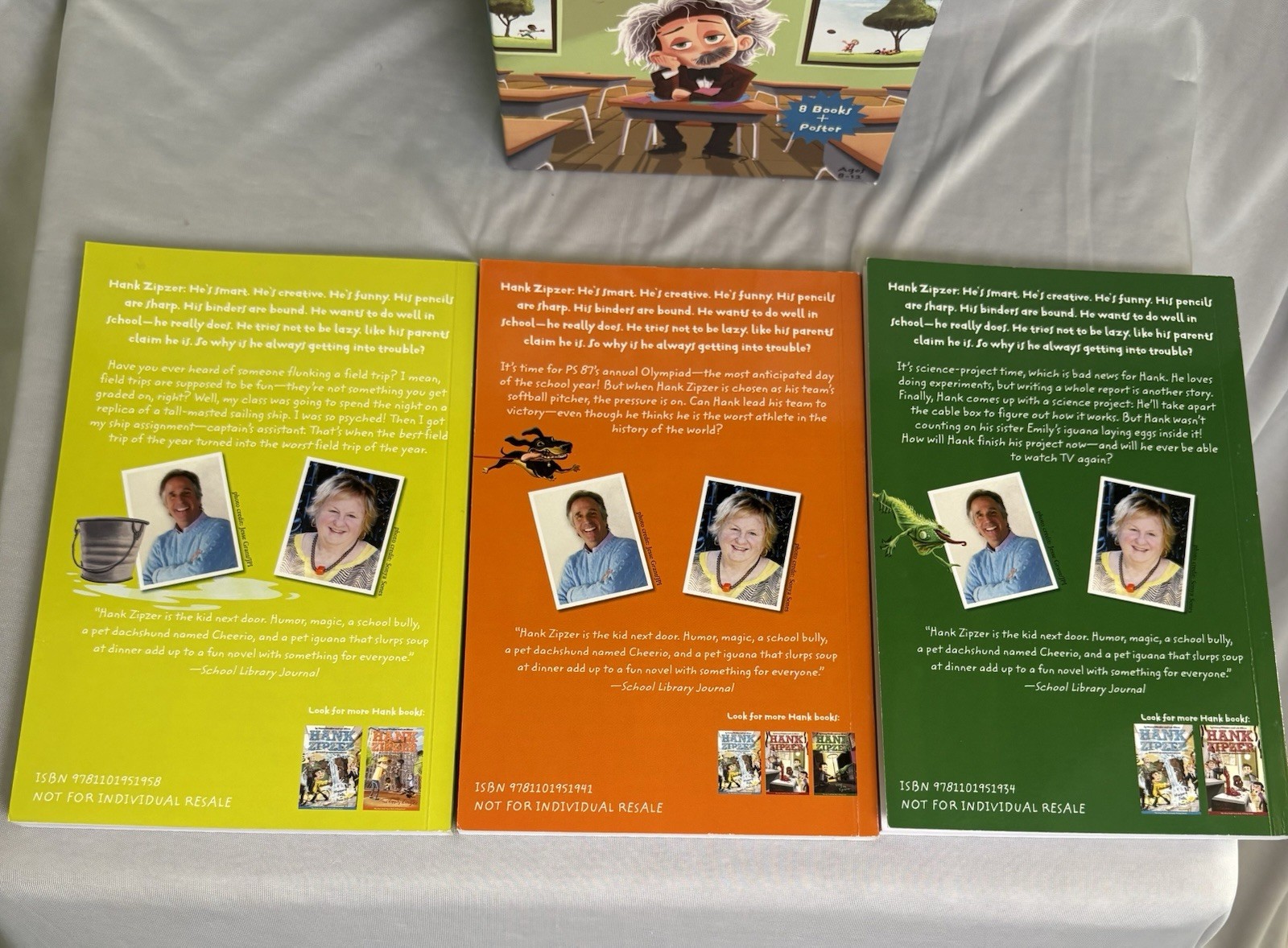 The Hank Zipzer Collection Books 1-8 Henry Winkler & Lin Oliver- Book Lot