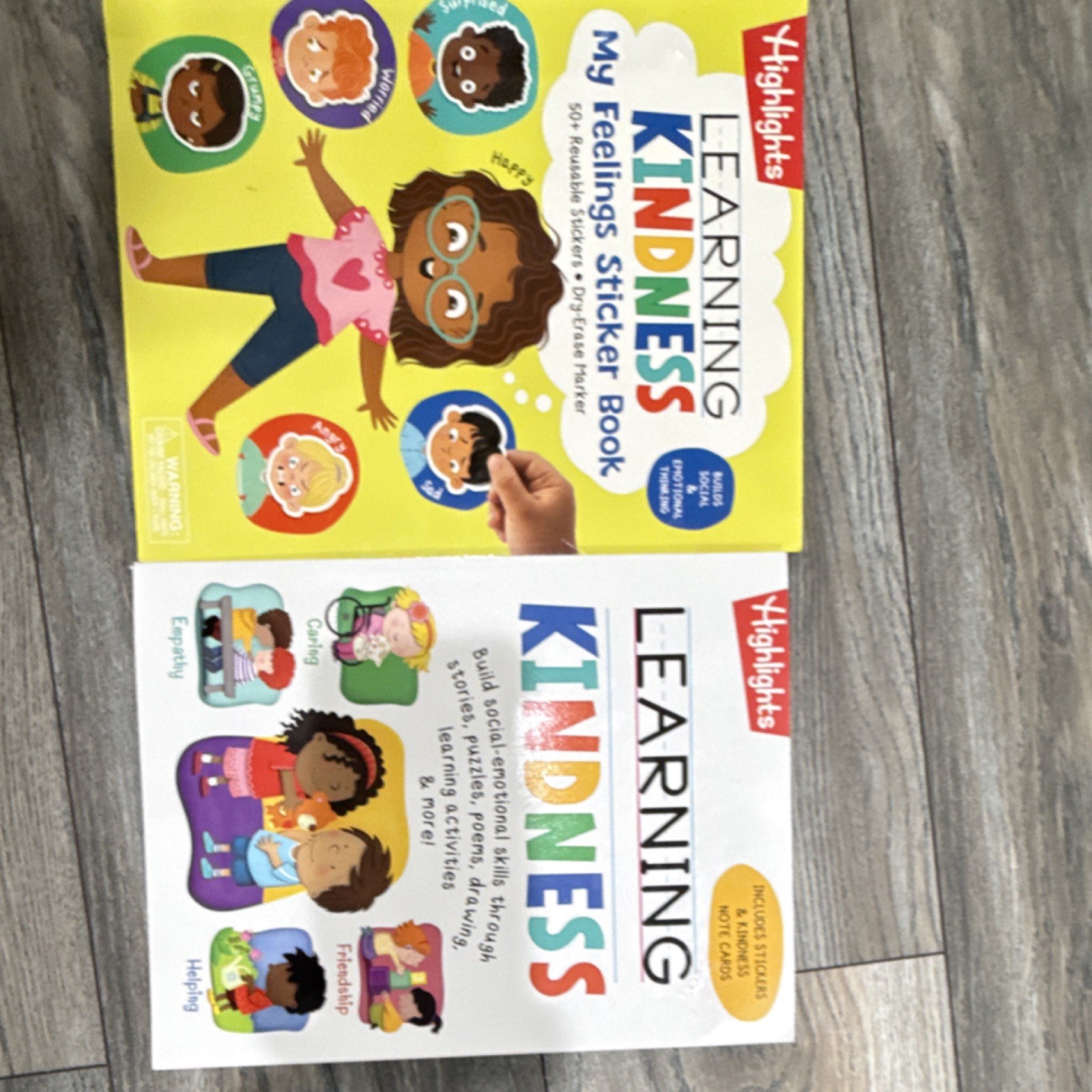 Highlights Learning Kindness My Feelings Sticker & Activity Book Ages 4-8
