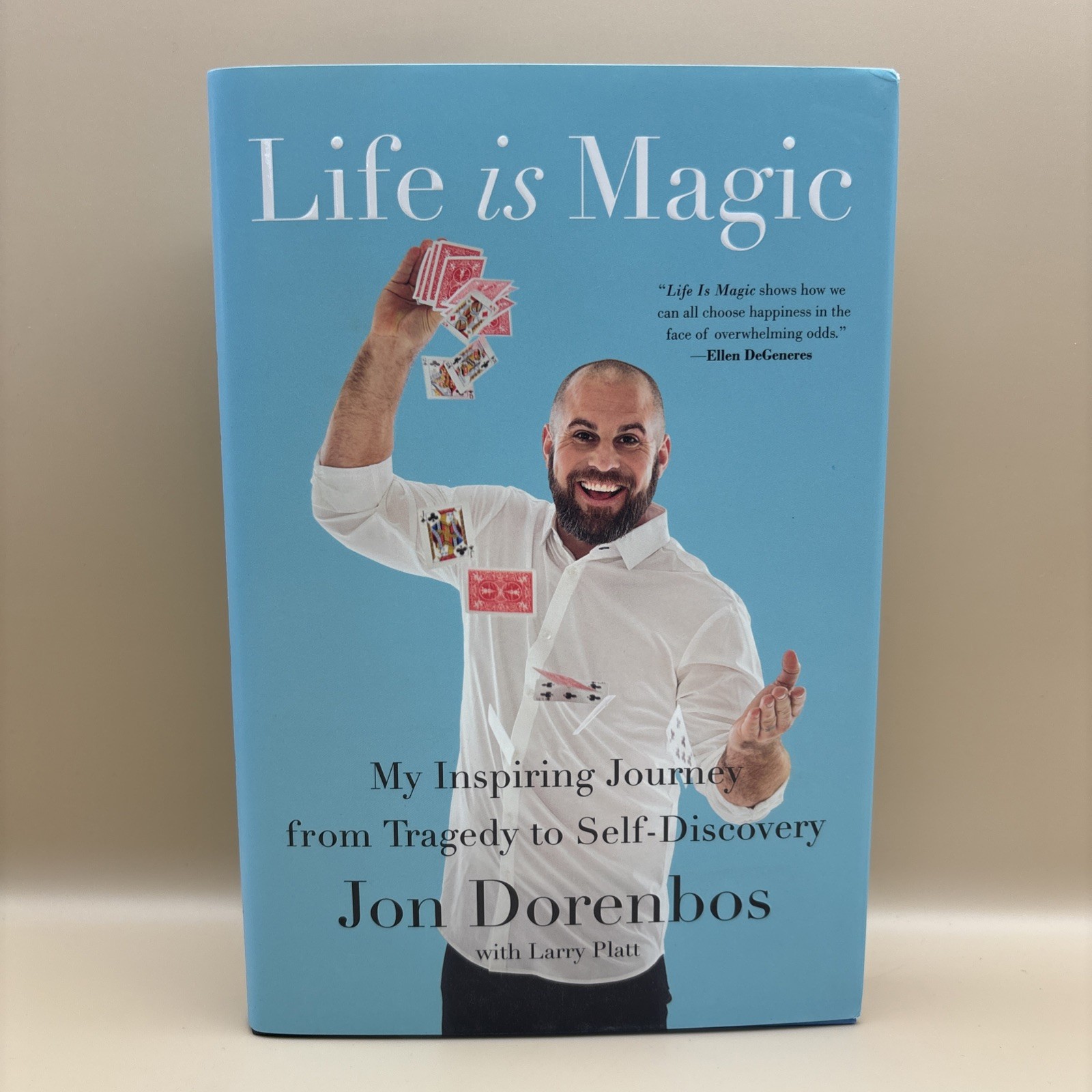 Life Is Magic My Inspiring Journey Jon Dorenbos Biography SIGNED Hardcover Book