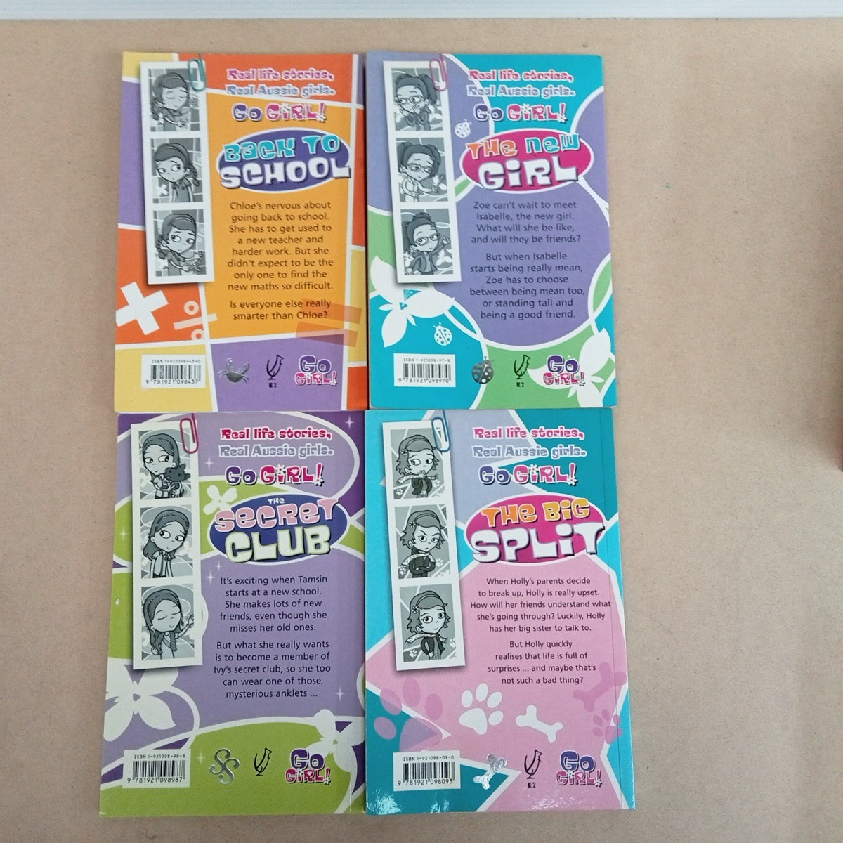 Go Girl! – Girls Book Bundle bulk Bundle of 15 Paperback – Various
