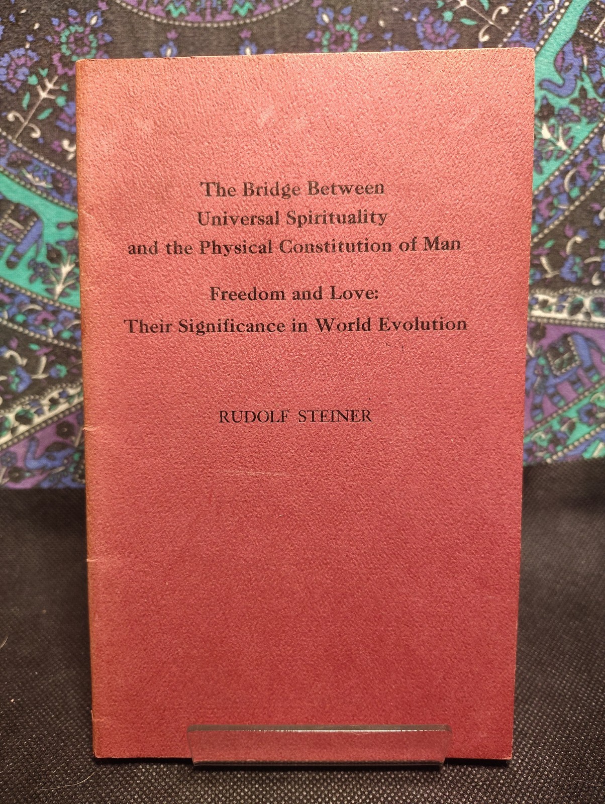 The Bridge Between Universal Spirituality Rudolf Steiner 1958 Three Lectures