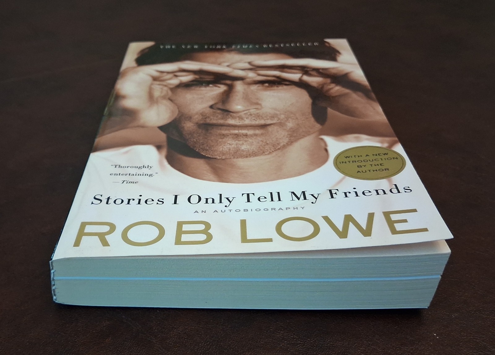 SIGNED Rob Lowe Autographed Book – Stories I Only Tell My Friends, 1st Edtn TPB