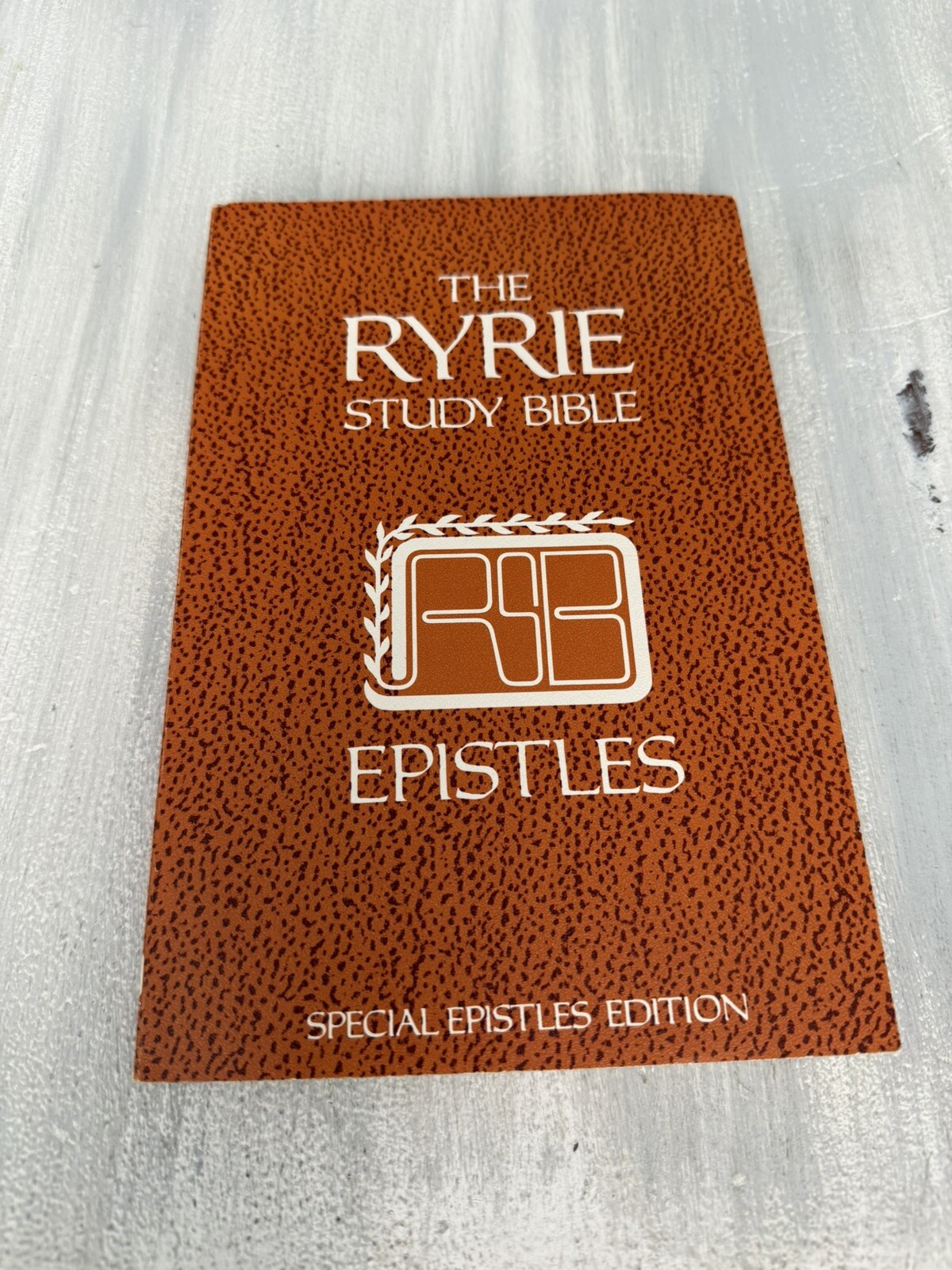 The Ryrie Study Bible Special Epistles Edition by Charles Caldwell Ryrie