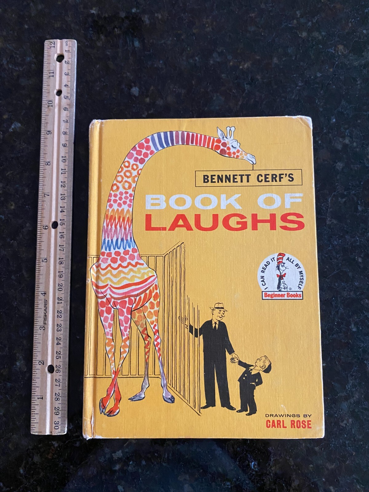 Vintage 1959 Bennett Cerf’s Book of Laughs Beginner Book Hardcover 6.75″ x 9.25″