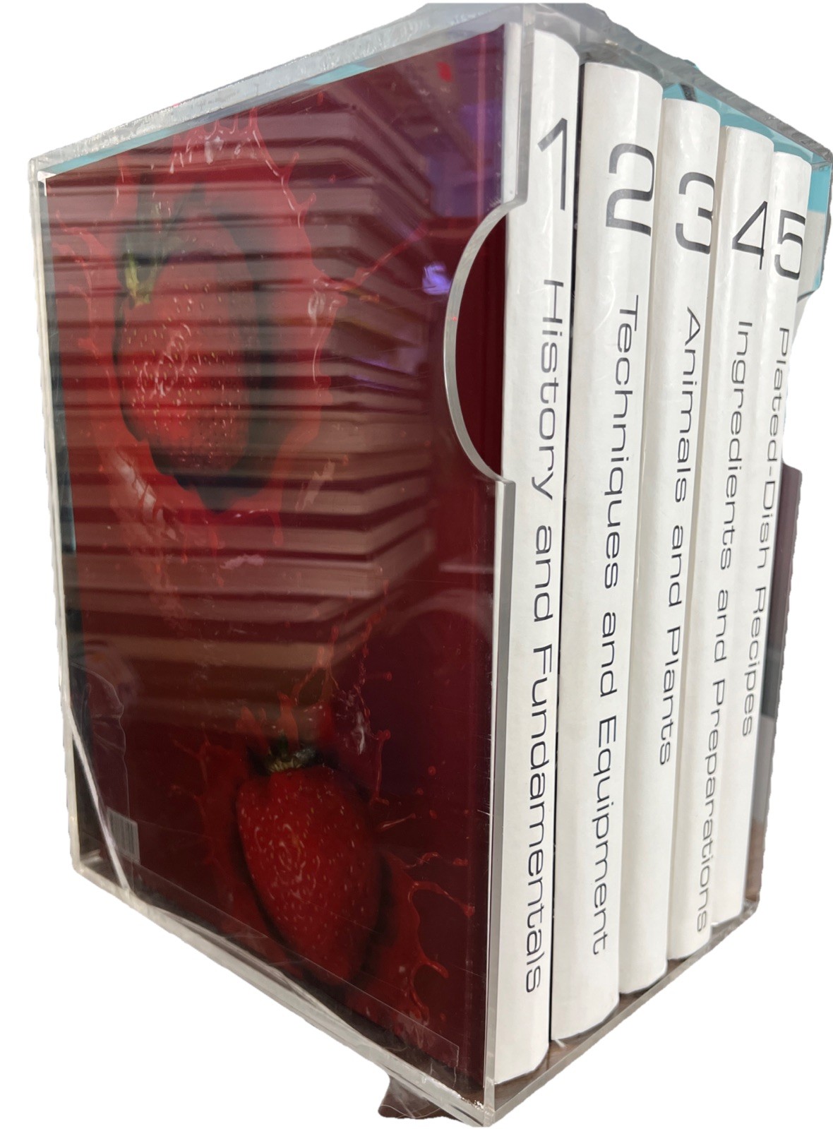 Modernist Cuisine: The Art And Science Of Cooking Books 1 – 5 Set Lucite Slipcov