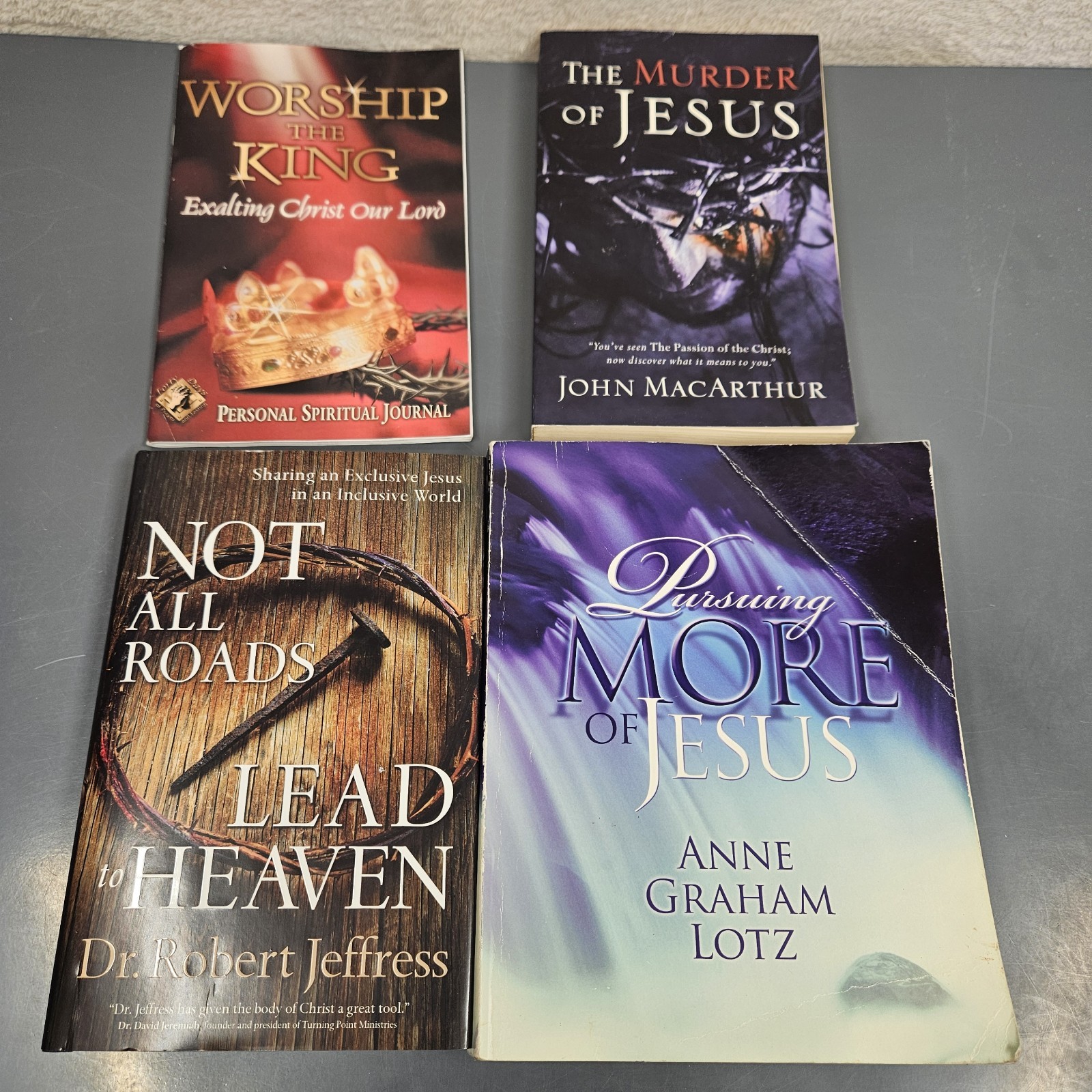 Religious Book Lot Of 4 Christian Living Apologetics Journal Paperback