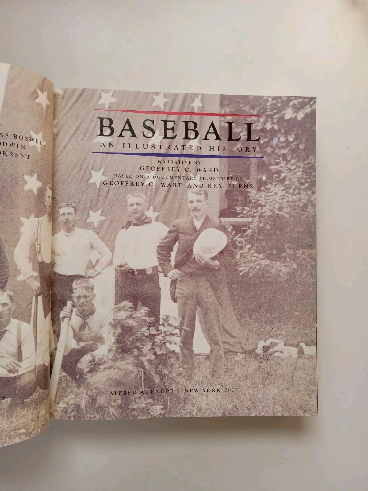 Baseball : An Illustrated History by Ken Burns and Geoffrey C. Ward (1996, Trade
