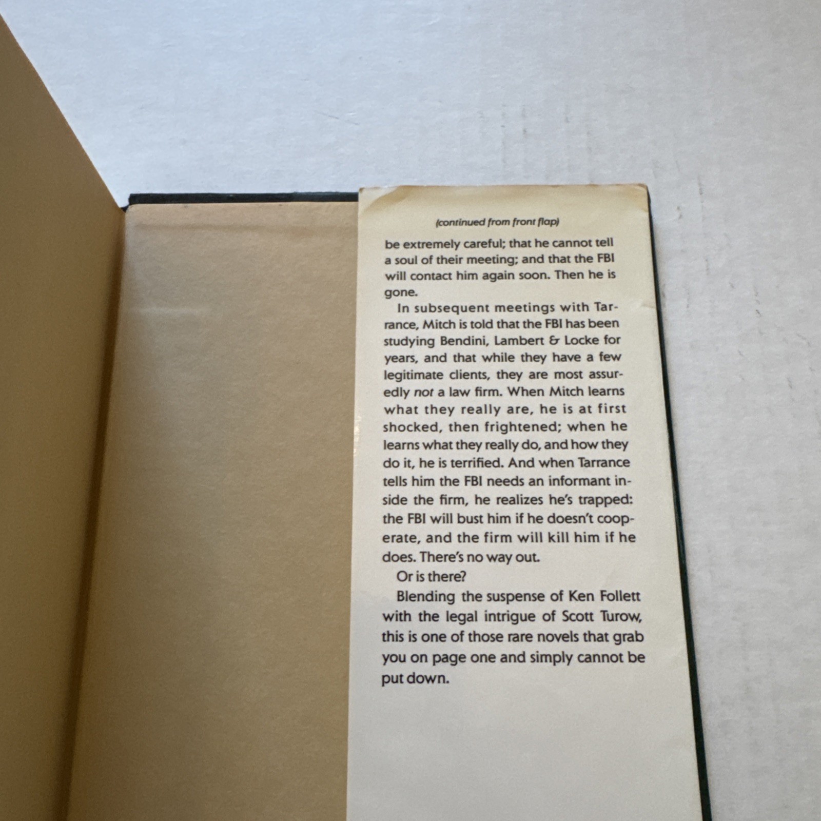Firm : A Novel by John Grisham (1991, Hardcover) first Edition, Second Printing