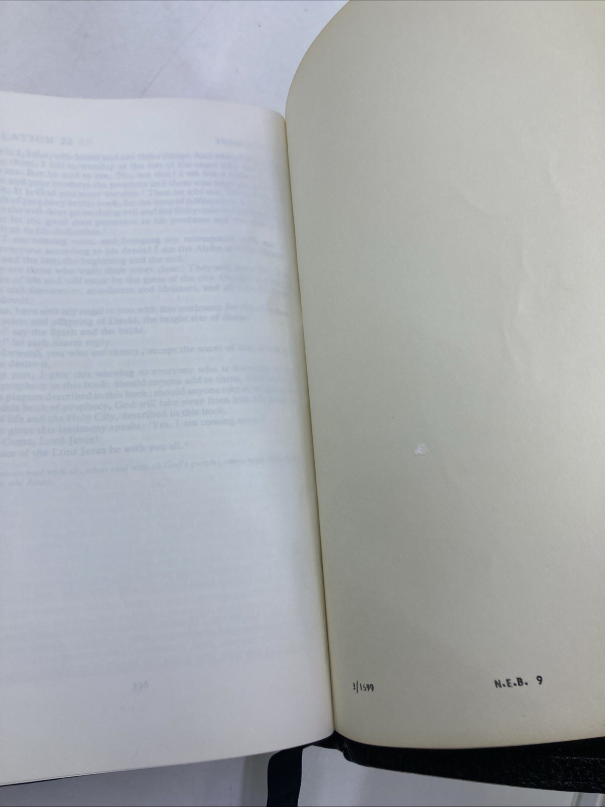 Oxford Cambridge New English Bible NEB 9 Genuine Calfskin Leather 1971 in Box