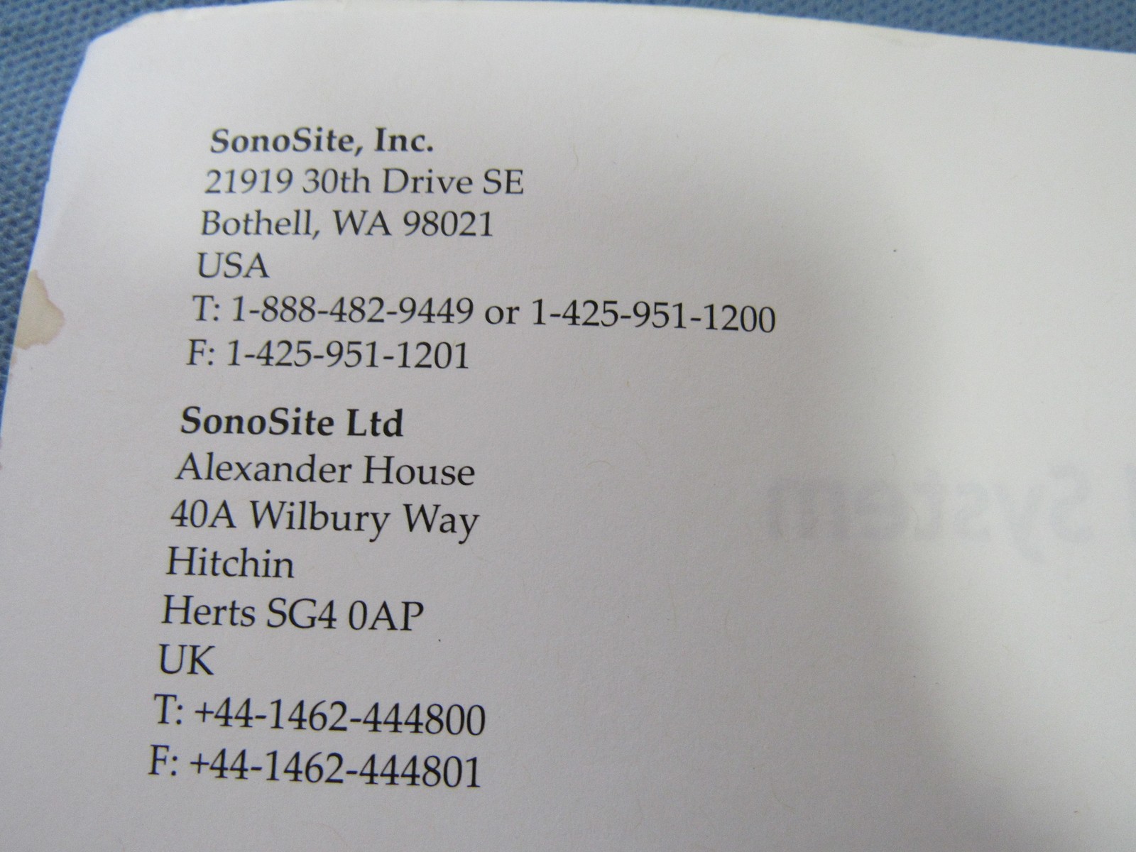 SonoSite M-Turbo Ultrasound System User Guide Manual Spiral Book 2008 P07662-02