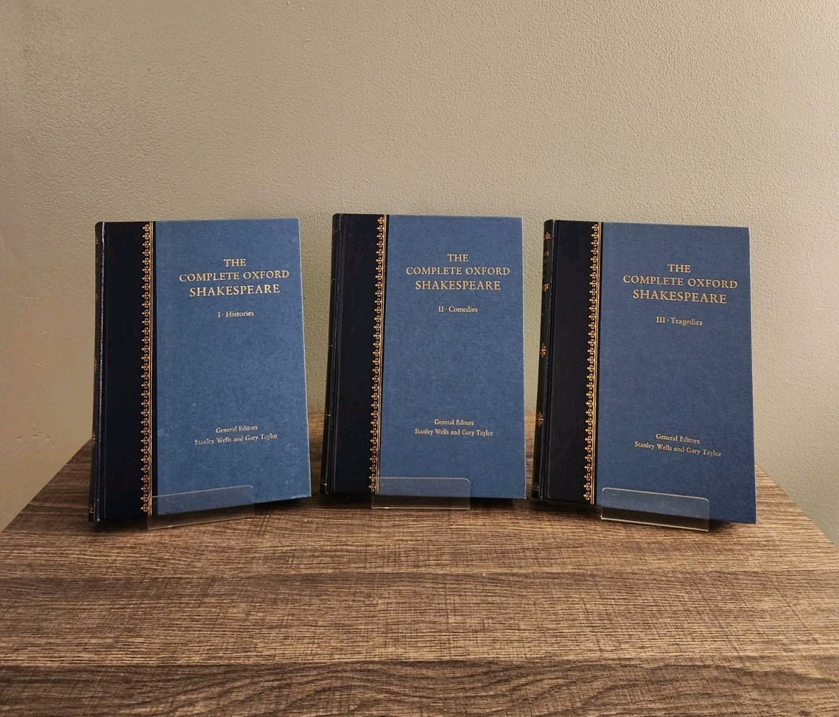 The Complete Oxford Shakespeare: 3 Vol Box Set – Histories Comedies Tragedies