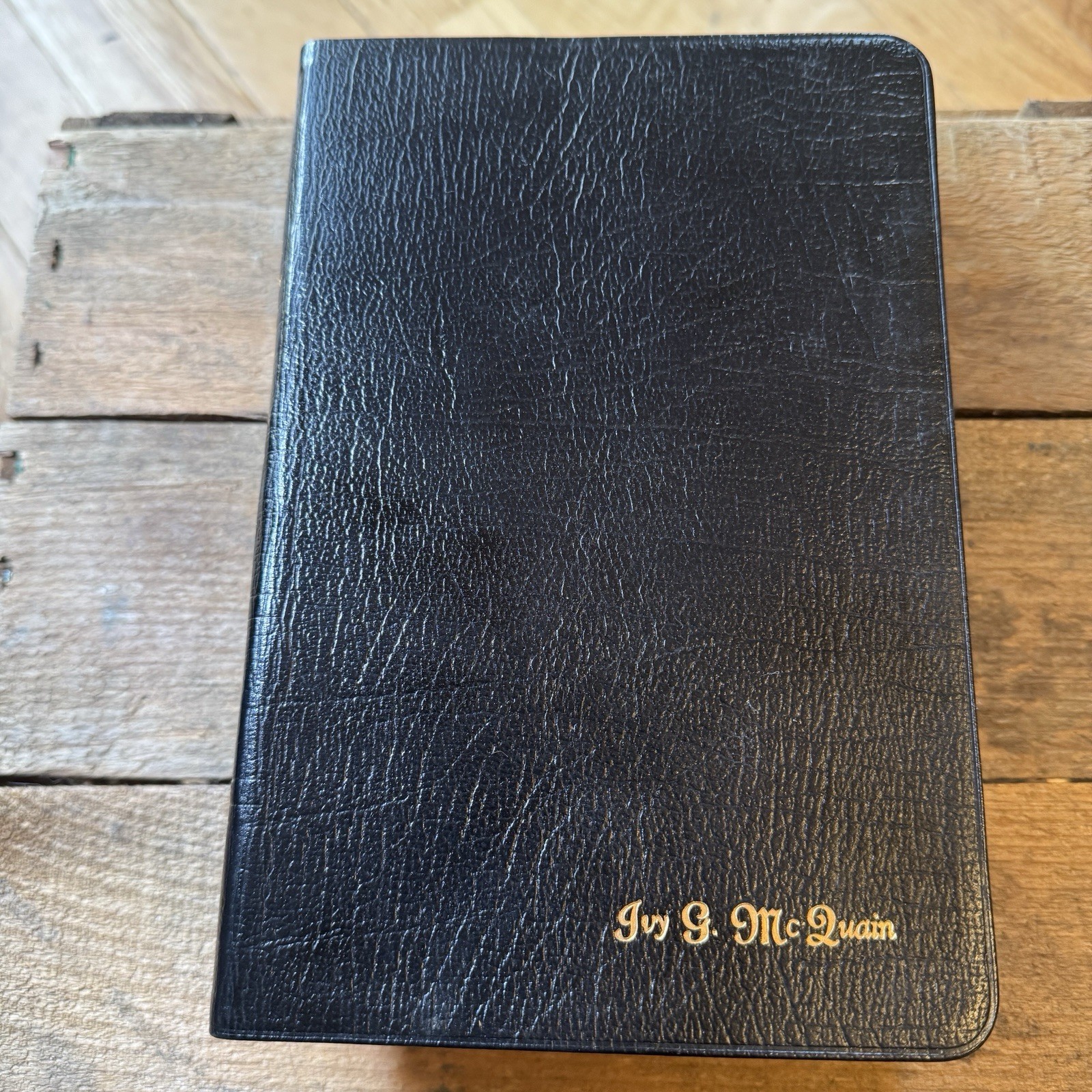 1945 Scofield Reference Bible, KJV Genuine Cowhide Leather, w/ Box Oxford 178x