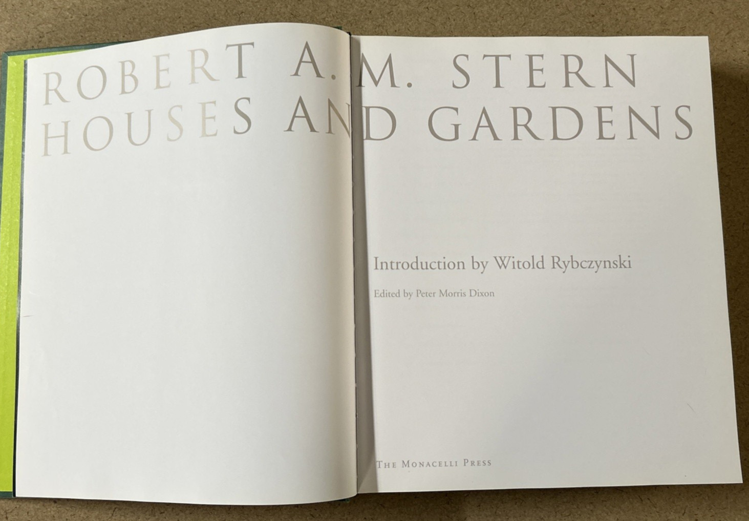 Houses and Gardens – Robert A. M. Stern (2005, Hardcover w/ DJ) VG