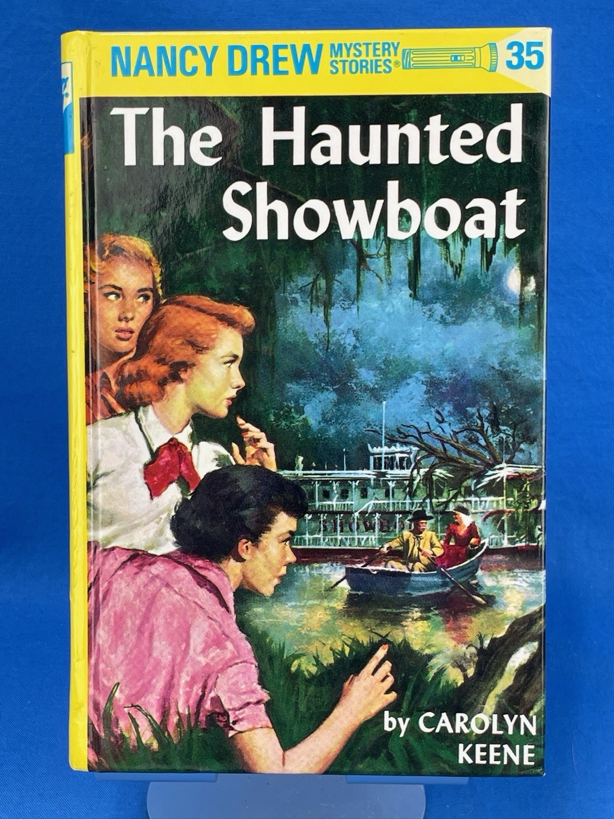 Nancy Drew Mystery Book Lot – Yellow Spine HC – 7 Books 2,3,8,9,14,35&38-Vintage