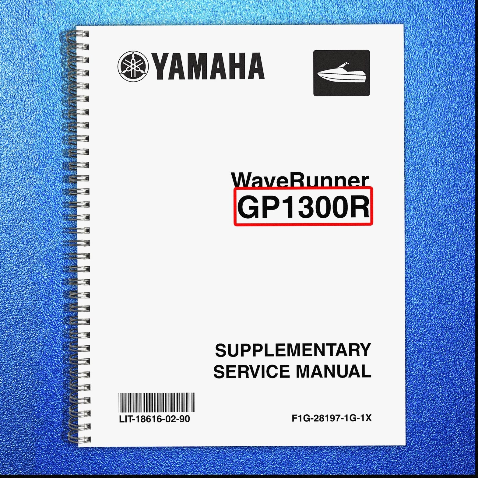 YAMAHA WaveRunner GP1300R Supplementary Service Manual , BOUND, COVERS, FOLDOUTS