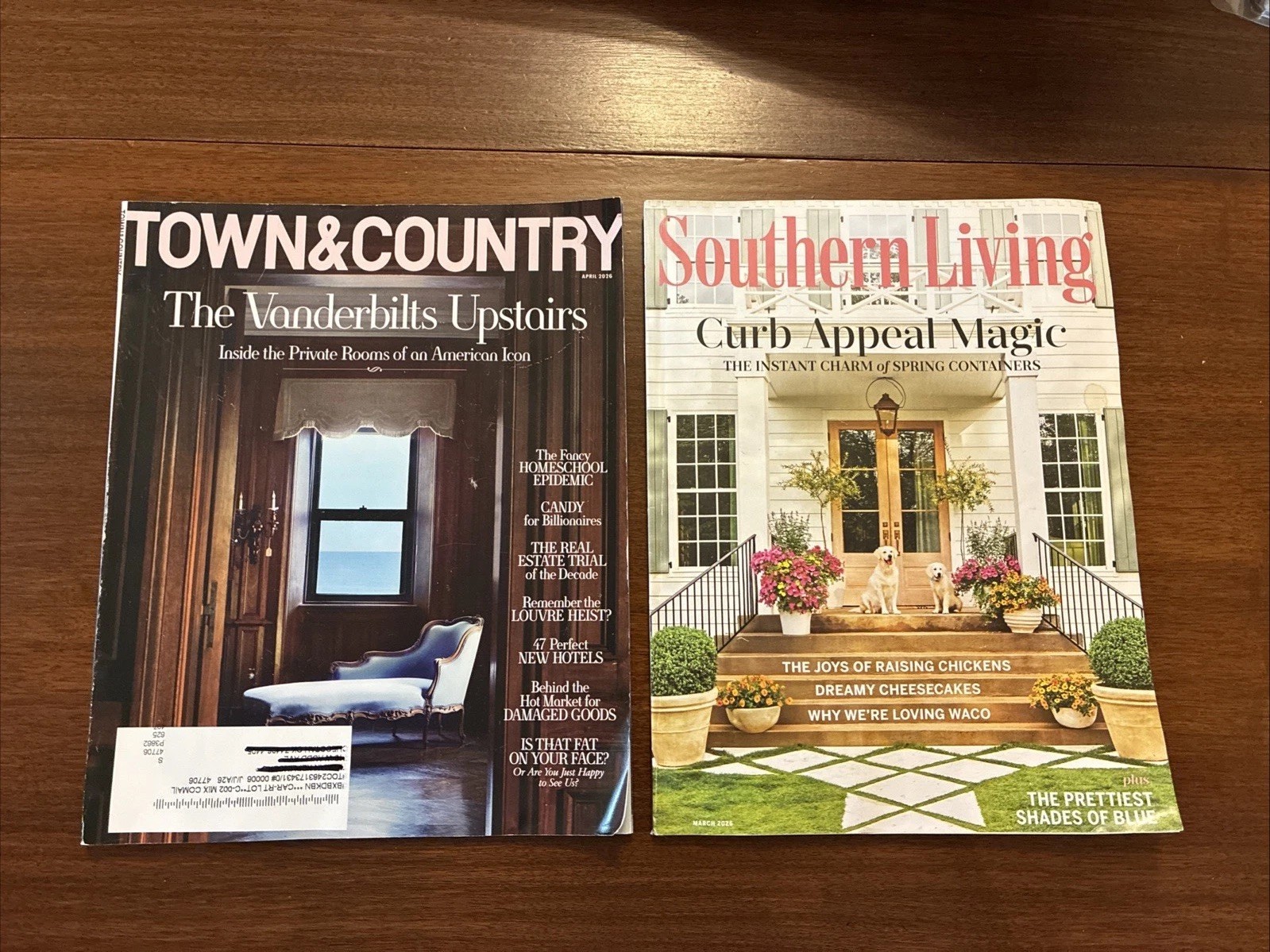 Southern Living March + Town & Country Apr 2026 Magazine Issues